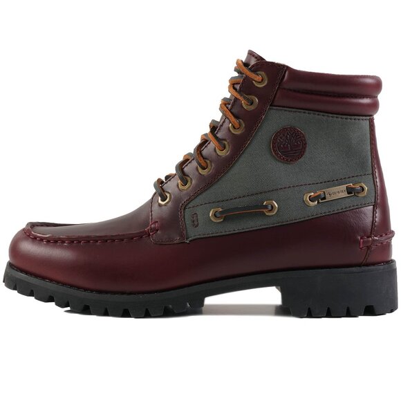 Size 8 - Authentic Handsewn 7 Eye Lug GORE-TEX Boot 'Dark Red' (Timberland) NEW - Picture 13 of 16